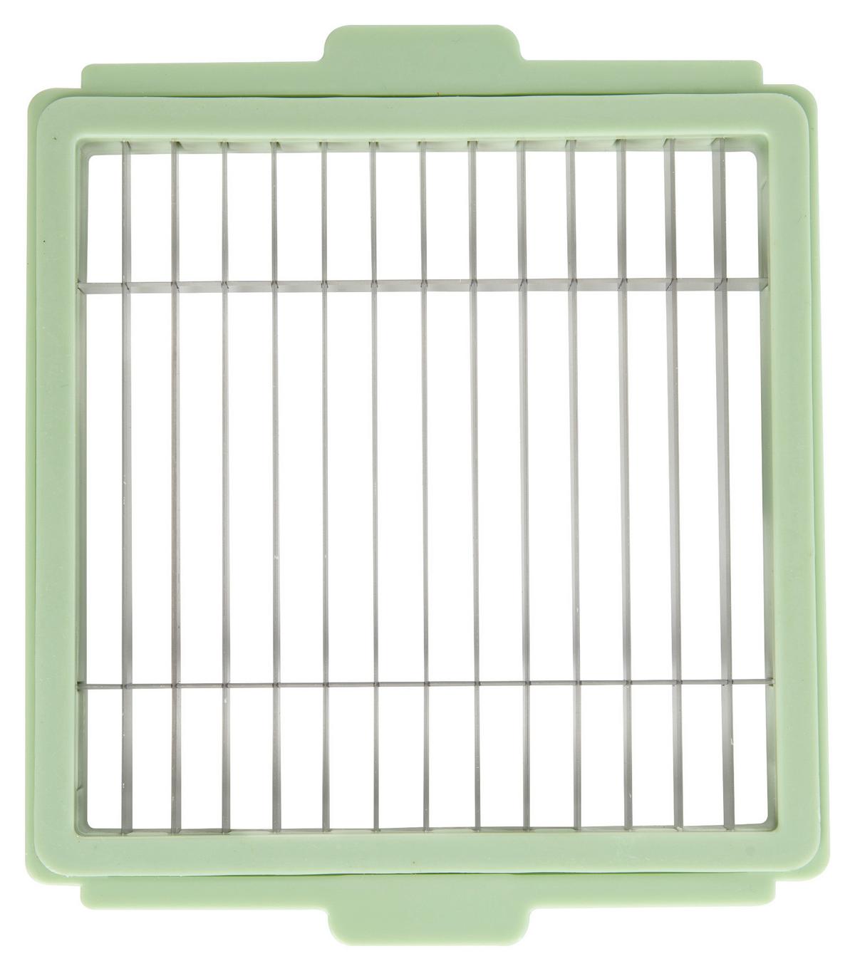 Gemüseschneider Gourmetmaxx Multi-Schneider Weiß/Grün - Salbeigrün/Weiß, KONVENTIONELL, Kunststoff/Metall (27,5/11,5/9,5cm)