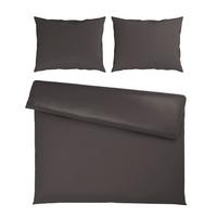 Posteljina 200x200cm 2x60x80cm Xenia Uni Xxl - antracit, Moderno, tekstil (200/200cm) - Premium Living