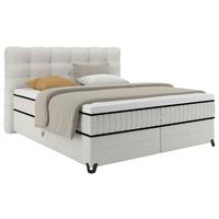 Boxspring Krevet Carmen C - bež, Konvencionalno, drvni materijal/drvo (180/200cm) - Premium Living