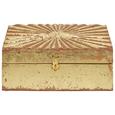Dekobox Lara Goldfarben - Goldfarben, Holz (25/15/10cm)