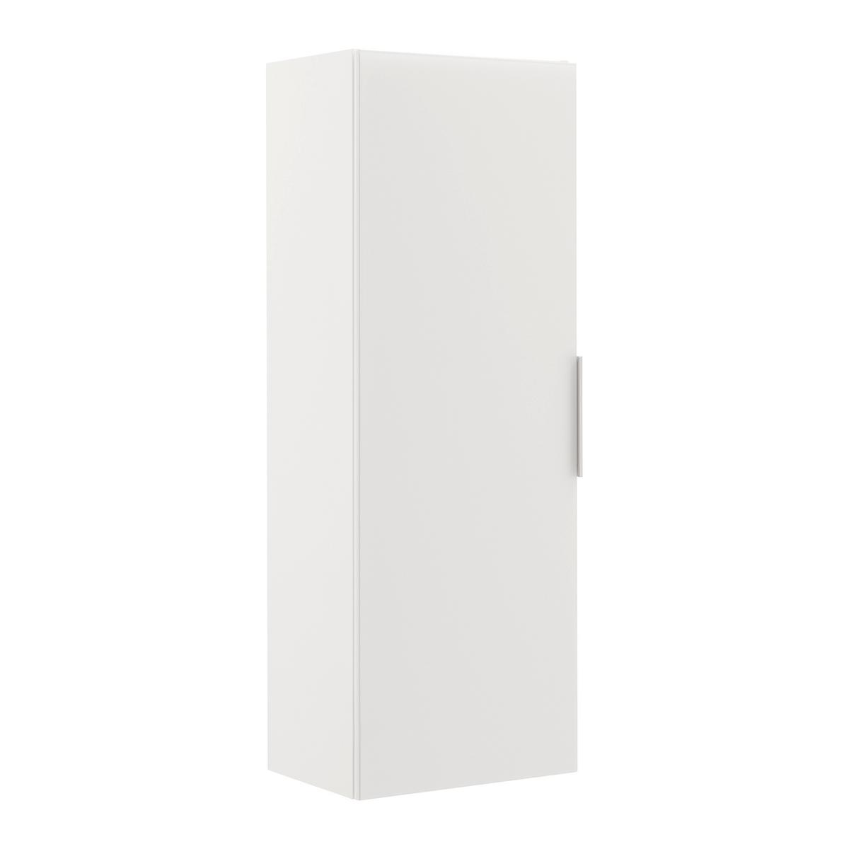 Hängeelement Siena Weiß - Chromfarben/Schwarz, MODERN, Glas/Holzwerkstoff (45/125/32cm) - Premium Living