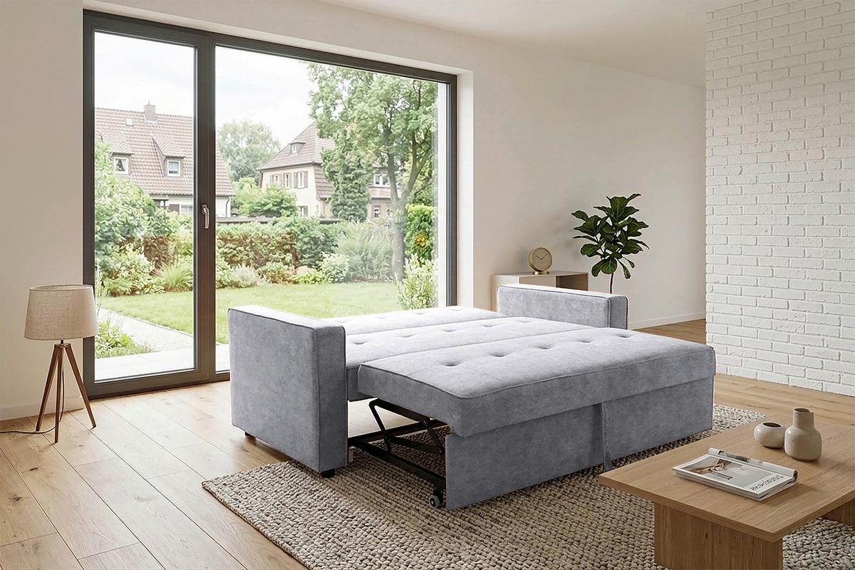 CANAPEA CU 3 LOCURI HAZE - gri închis, Trend (162/90/89cm) - Modern Living