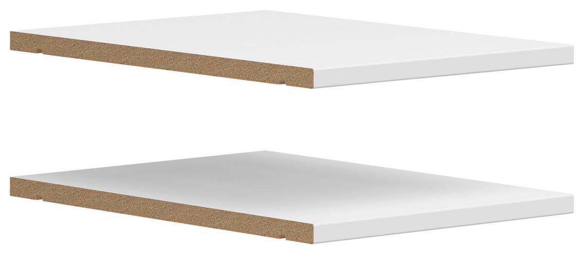 Einlegeboden Multistauraum Weiß - Weiß, MODERN, Holzwerkstoff (26,9/1,5/35,8cm) - Mömax