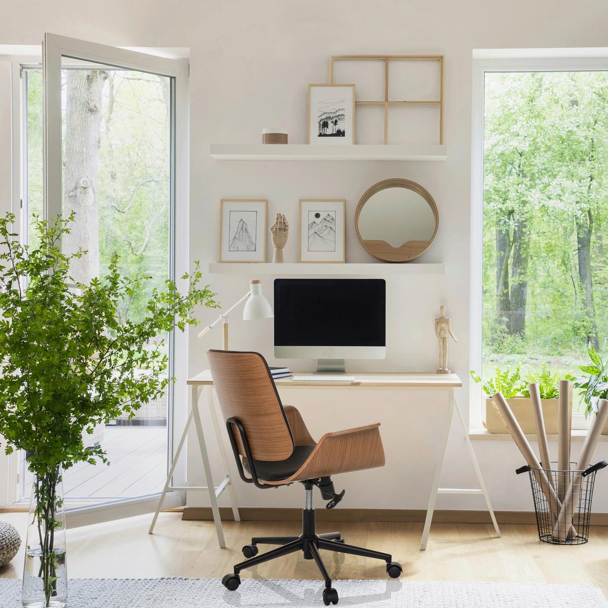 Pisarniški Stol Cenca I, Črna - črna, Moderno, kovina/umetna masa (68/92/63,5cm) - MID.YOU