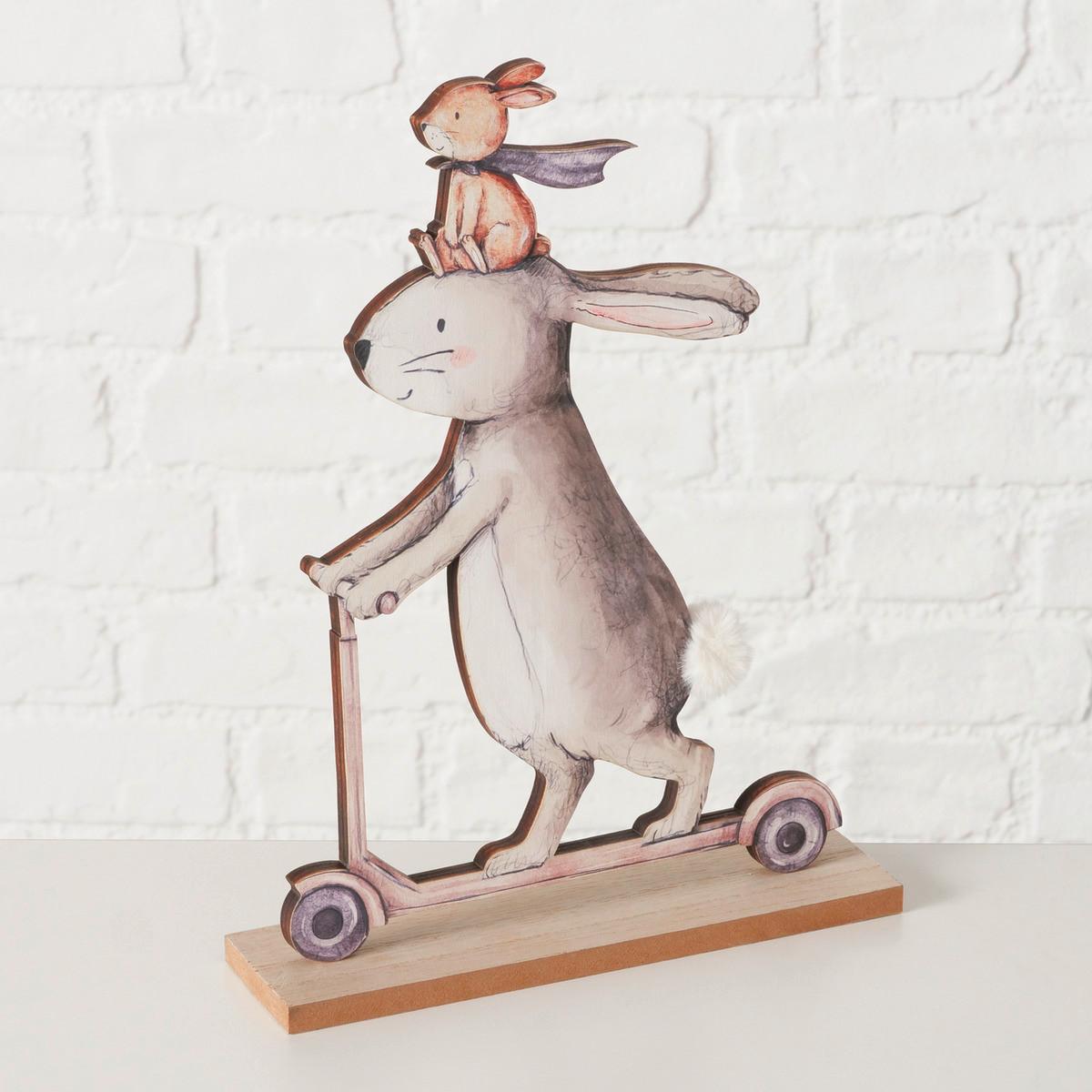 Dekohase Milmy I Creme/Grau - Creme/Grau, Konventionell, Holzwerkstoff/Textil (20,5/5,5/28cm) - Mömax