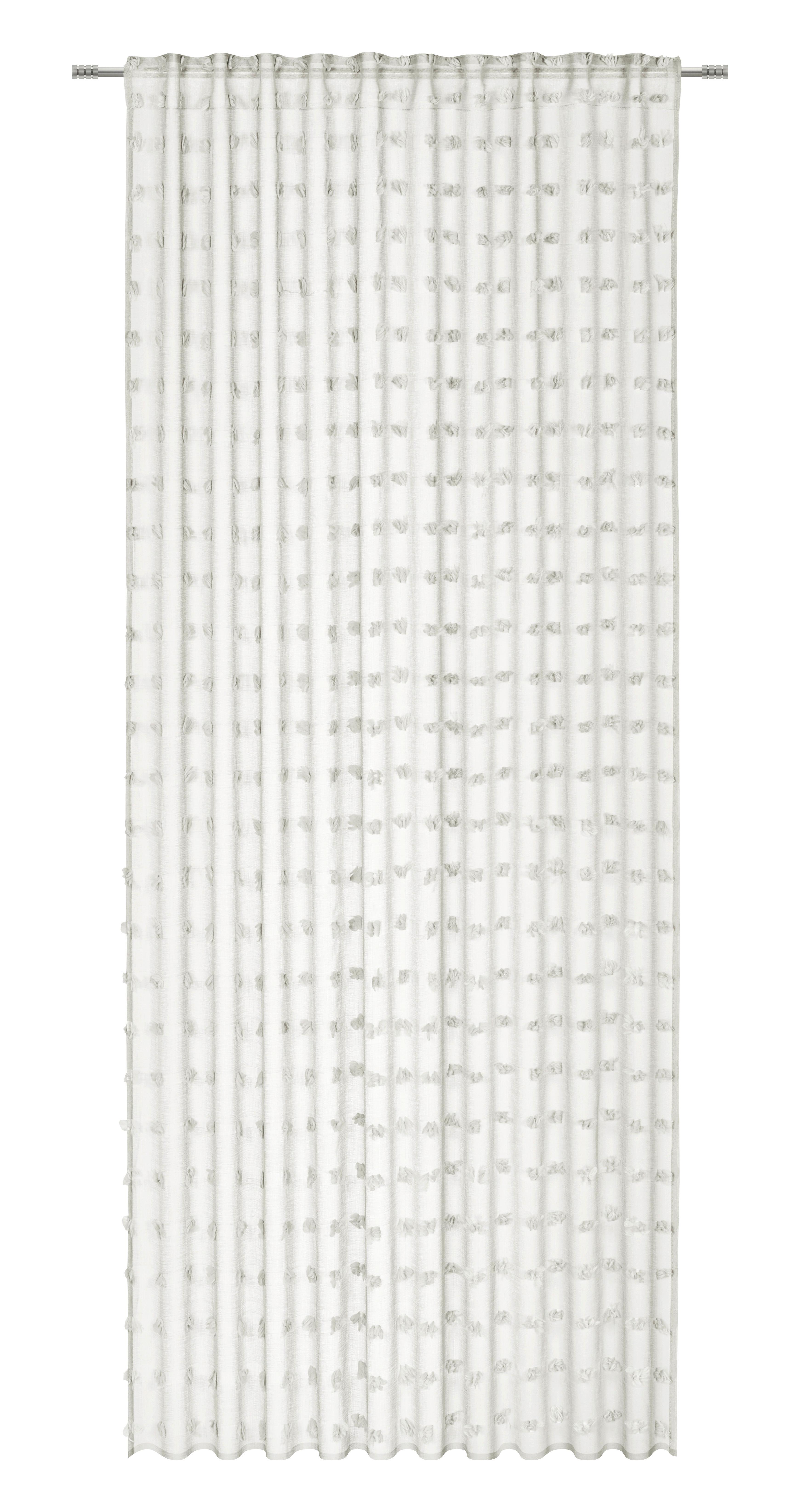 Draperie confecționată Bella - gri deschis, Romantik / Landhaus, textil (140/245cm) - Mömax