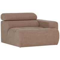 SOFAELEMENT Novi Taupe B: 113cm - Taupe, Design, Kunststoff/Textil (113/86/109cm) - Livetastic