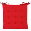 Sitzkissen Lola in Rot ca. 40x40cm - Rot, KONVENTIONELL (40/40/4cm) - Mömax