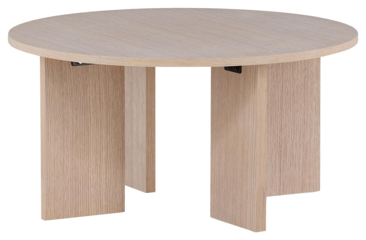 Couchtisch Askerön ca. 80x80x40 cm Weiß - Weiß, Design, Holzwerkstoff (80/80/40cm) - Livetastic