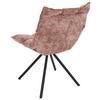 STOL CARLA - svart/rosa, Trend, metall/trä (60/92/66cm) - Mömax