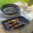 Grillpfanne Till in Schwarz - Silberfarben/Schwarz, Metall (24,5cm)