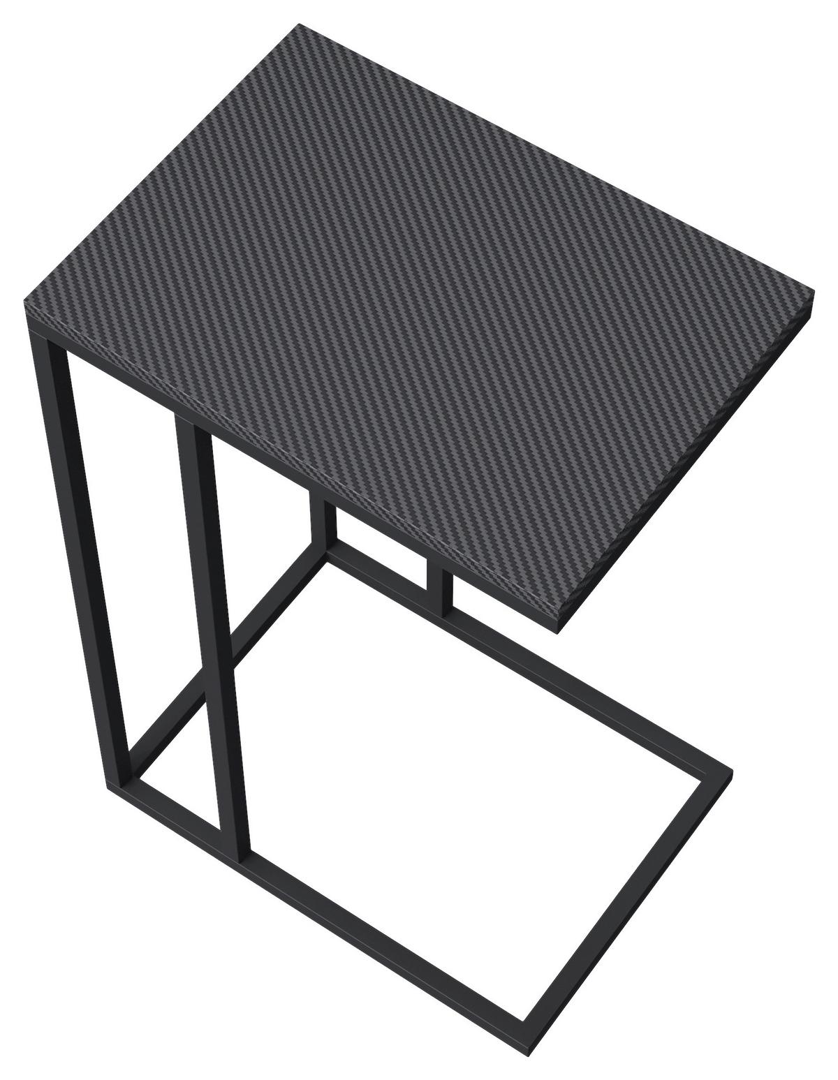 Beistelltisch Minecraft ca. 40x29x60 cm Schwarz - Schwarz, MODERN, Holzwerkstoff/Metall (40/29/60cm) - Minecraft