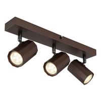 Strahler James Bronzefarben max. 25 Watt - Bronzefarben, Design, Metall (39/6/14,5cm) - Globo