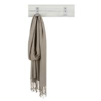 Fali Akasztóléc Fehér-szürke Max Ii - Modern, faalapú anyag (37/10/3cm) - Mömax