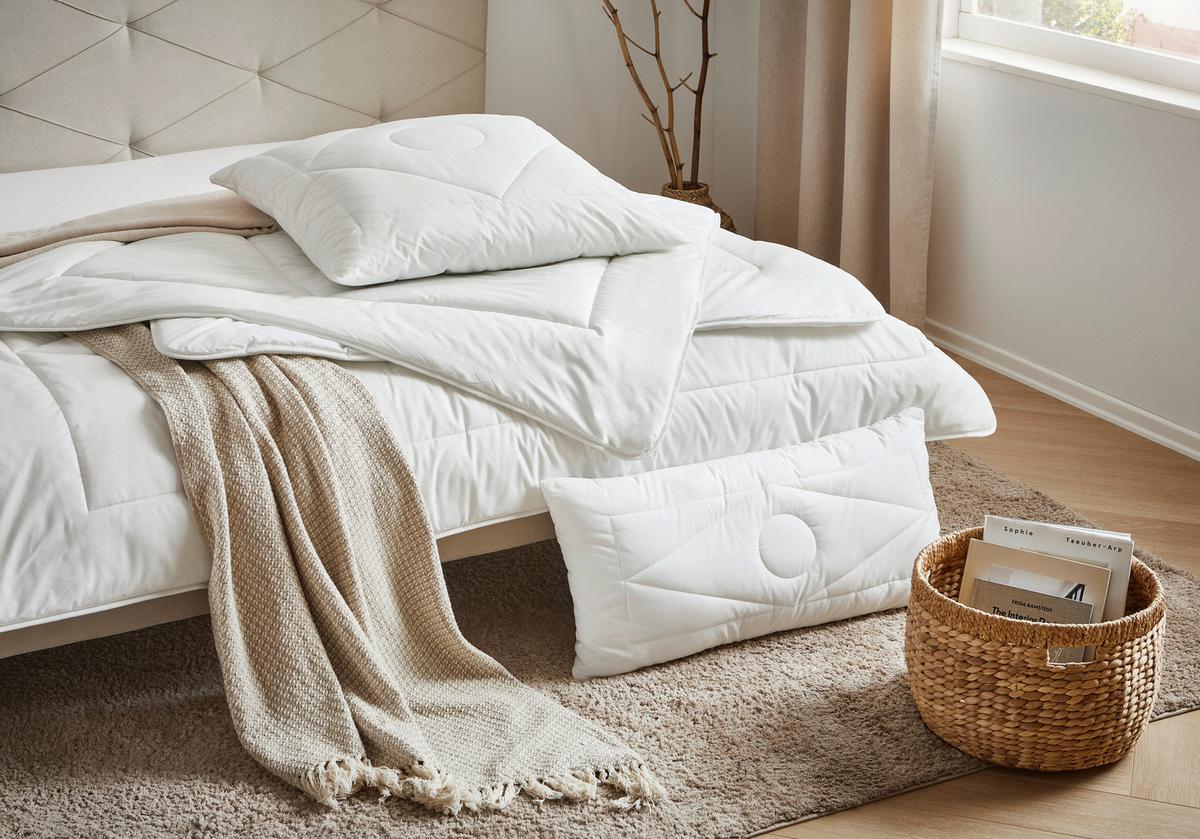 KOŁDRA CAŁOROCZNA NIDRA - kolor naturalny, Konventionell, tworzywo sztuczne/tkanina (135/200cm) - Sleeptex