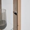 VITRINSKÅP ALBI -EXKLUSIV- - ek Artisan/svart, Modern, trämaterial/glas (33/189/33cm) - Mömax
