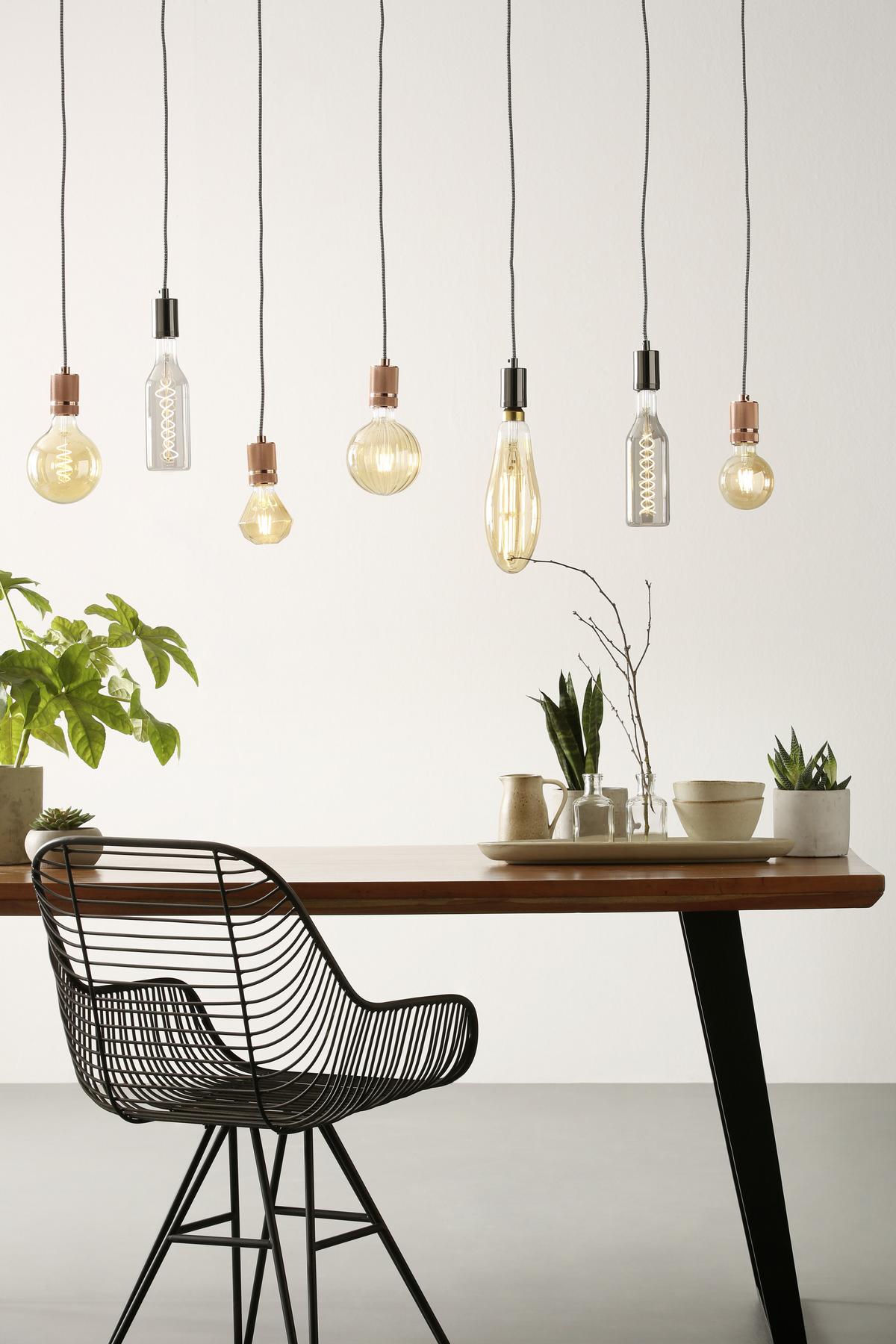 Deko-Leuchtmittel 11405FMA max. 4 Watt - Graphitfarben, Glas (6,4/14cm) - Mömax