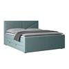 Boxspringbett Lima ca. 180x200 cm Blau - Blau, MODERN, Holz/Kunststoff (180/200cm) - MID.YOU