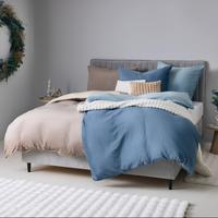 Ágyneműhuzat-garnitúra Cashmere Wende - fehér/világosbarna, textil (140/200cm) - Mömax
