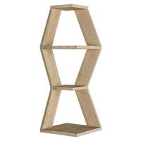 Stenska Polica Sablor - barve hrasta, Design, leseni material (30/86/30cm) - Livetastic