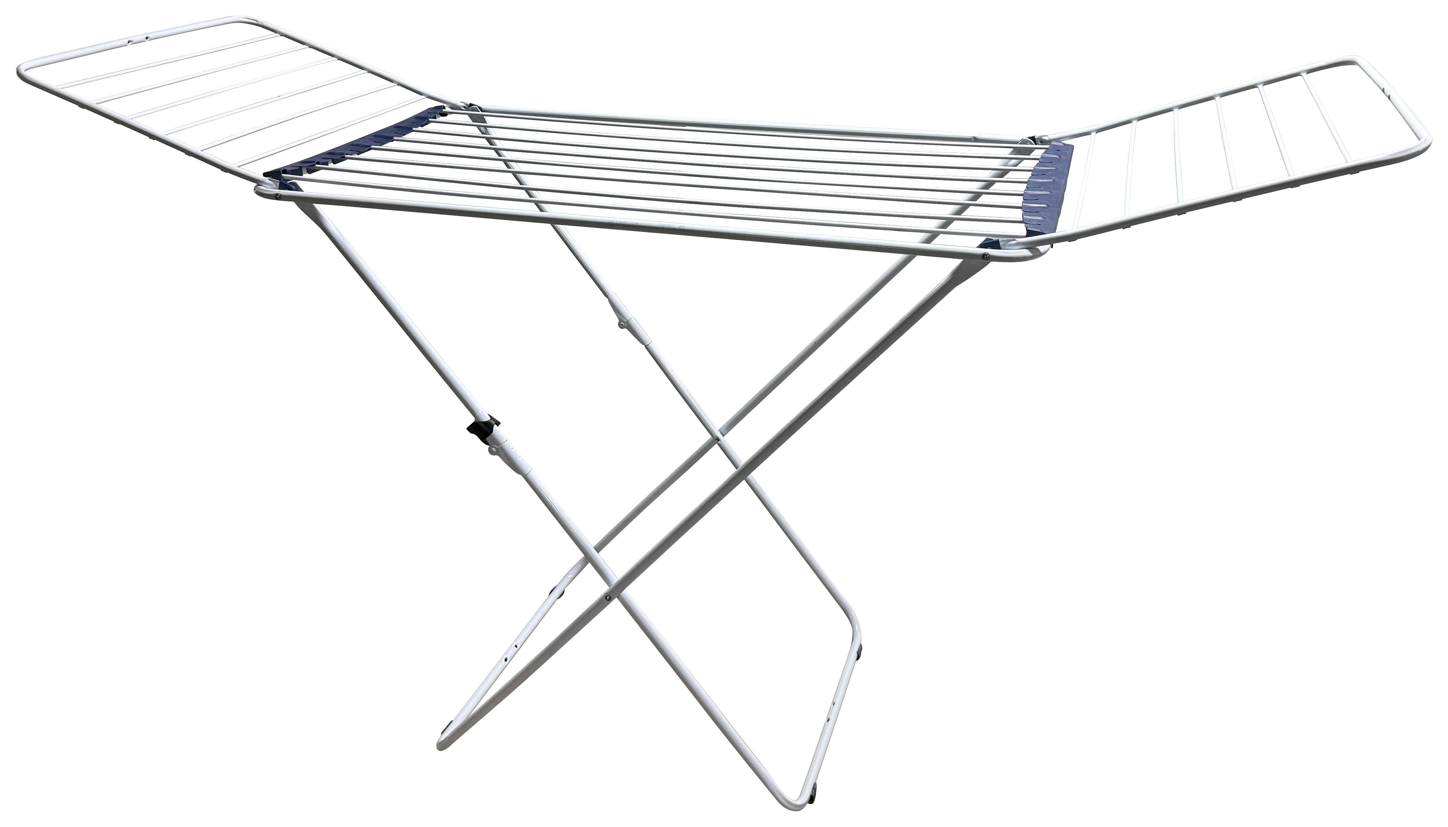 Stalak Za Sušenje Veša Regis - bela/plava, Konvencionalno, metal/plastika (178/55cm) - Mömax