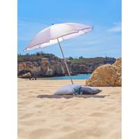 parasol Altrosa aus Textil/Metall - vieux rose/gris, métal/matière synthétique (180/190cm) - Mömax