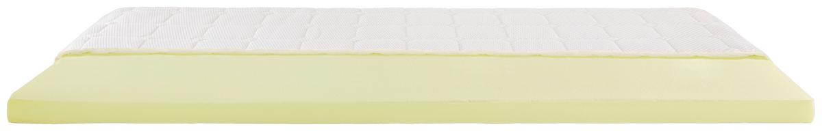 Topper Premium Line H2 ca. 180x200cm - Weiß, Textil (180/200cm) - Premium Living
