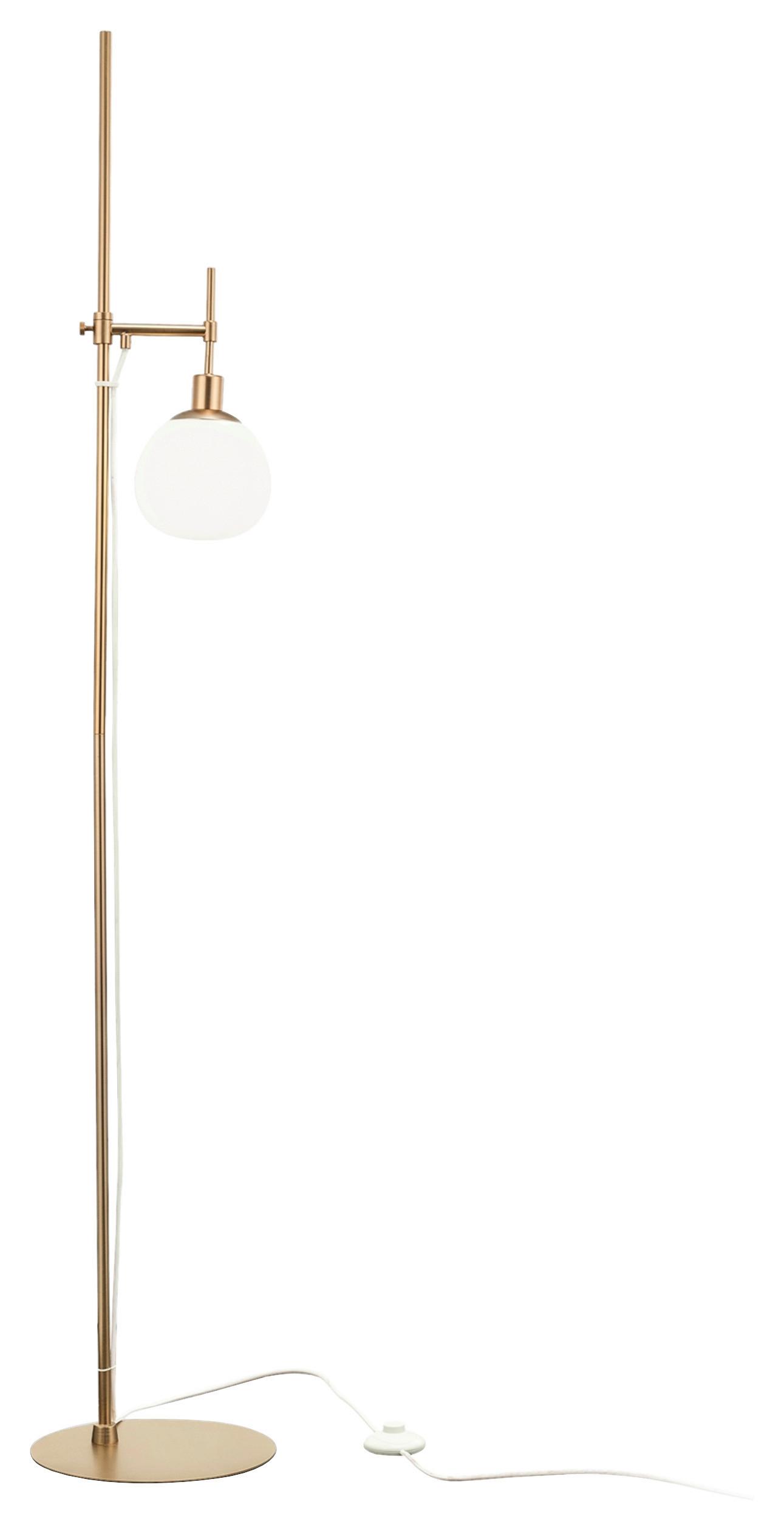 Stehleuchte Erich Messingfarben max. 40 Watt - Messingfarben, Basics, Glas/Metall (25/155/25cm) - MAYTONI