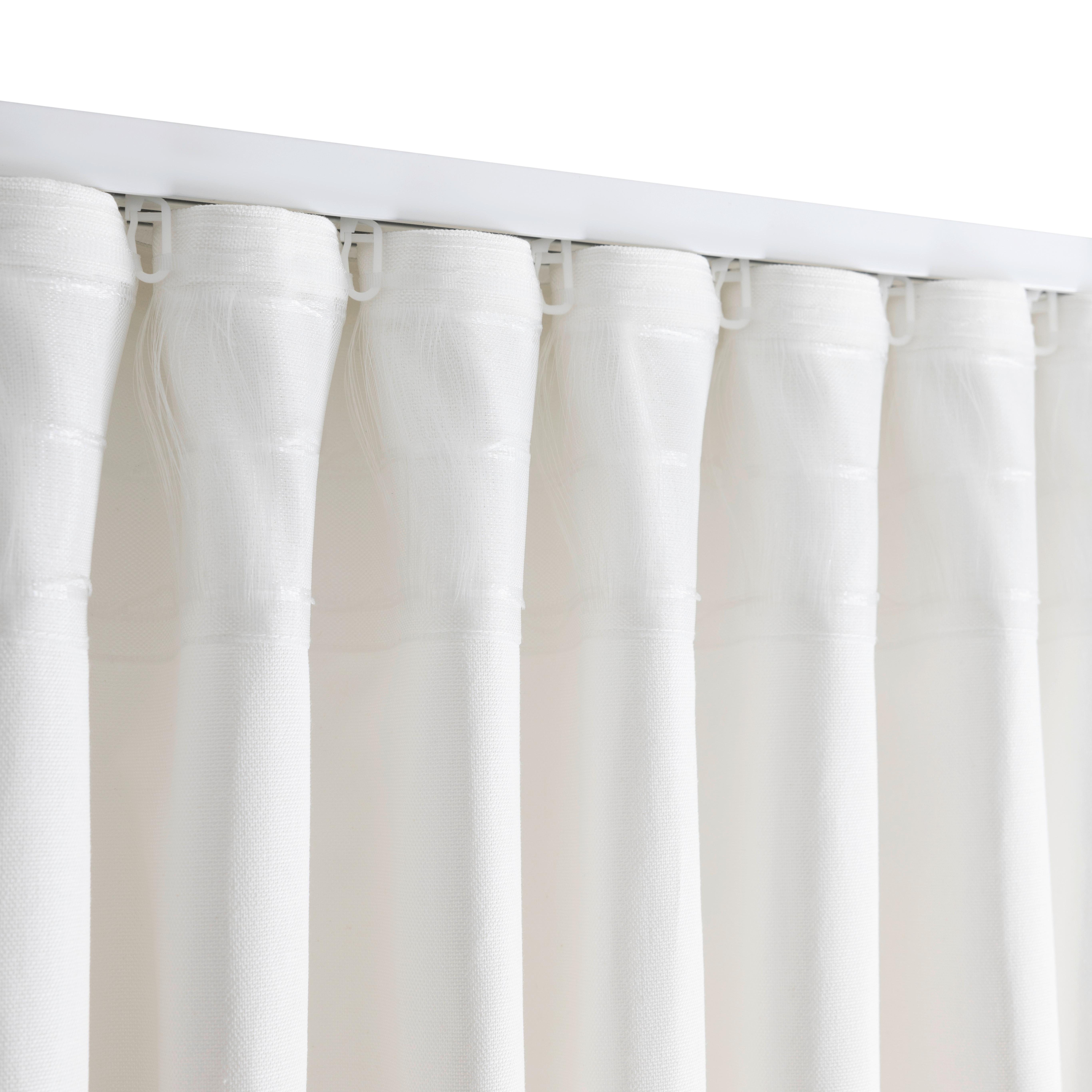 Fertigvorhang Bio-Helene in Offwhite ca. 140x255cm - Naturfarben, Modern, Textil (140/255cm) - ecoTree