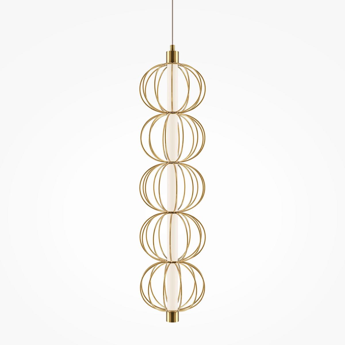 Pendelleuchte Mod216pl-L10g3k - Goldfarben, Design, Metall (13.9/375.8cm) - MAYTONI