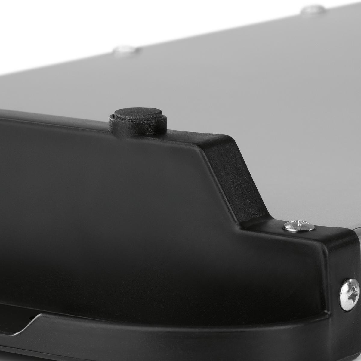 PODGRZEWACZ BUFETOWY 16442 - kolor srebrny/czarny, Basics, tworzywo sztuczne/metal (54,6/14,7/27,8cm) - GOURMETMAXX