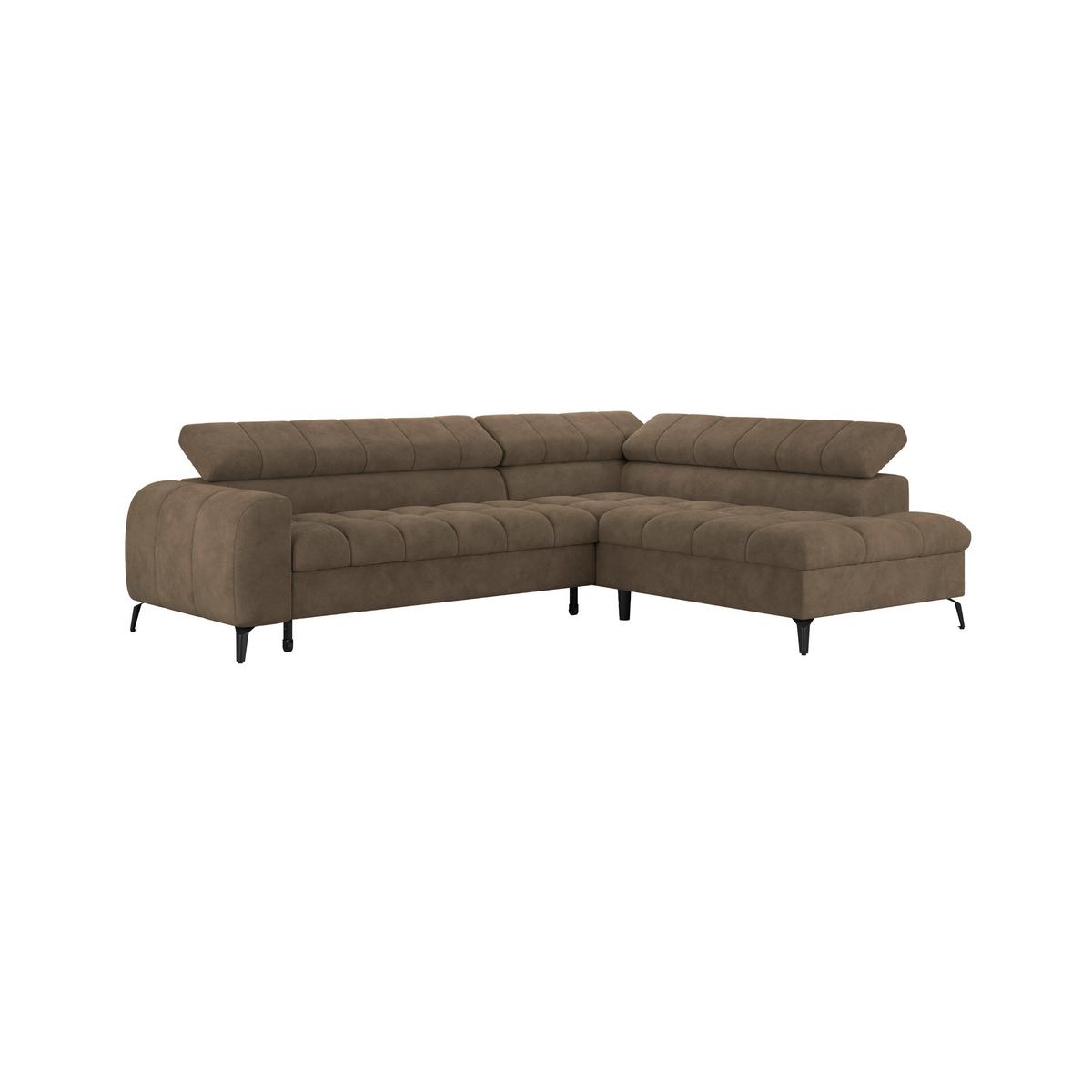 Coltar VOLF - maro/negru, Trend, plastic/textil (261/203cm) - Modern Living
