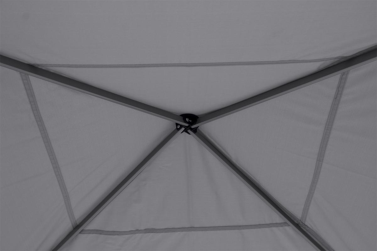 Pavillon Starter BHT 3x2,6x3 m mit Tragetasche - Grau, KONVENTIONELL, Textil (300/260/300cm) - Siena Garden