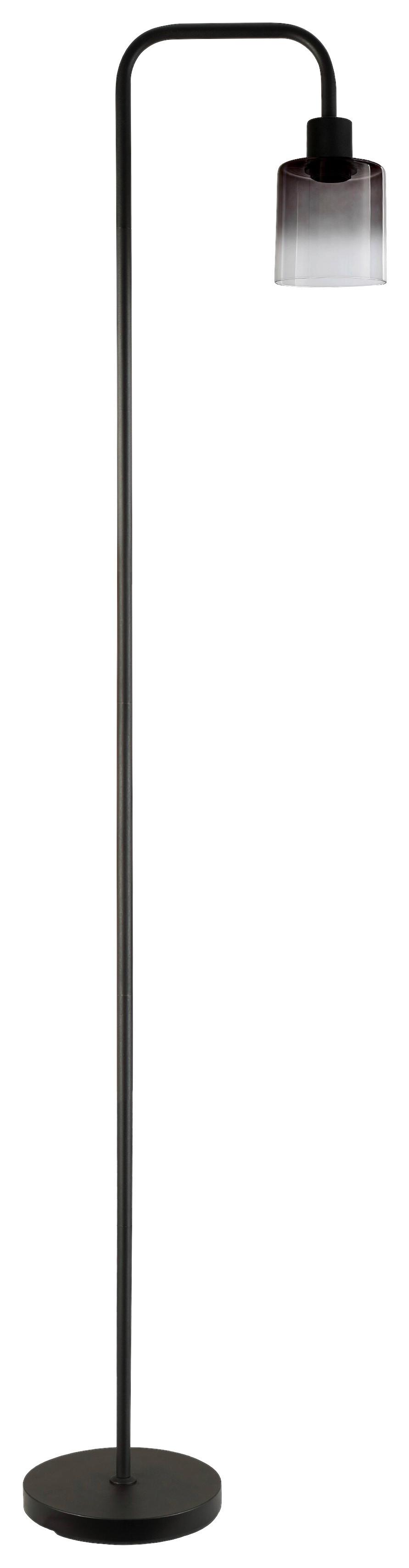 GOLVLAMPA ESTELLE - svart, Modern, metall/glas (38,5/160,5/22cm) - Mömax