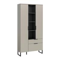 Omara Noida, Kašmir, Črna - kašmir/črna, Design, kovina/leseni material (90/192/37cm) - Livetastic