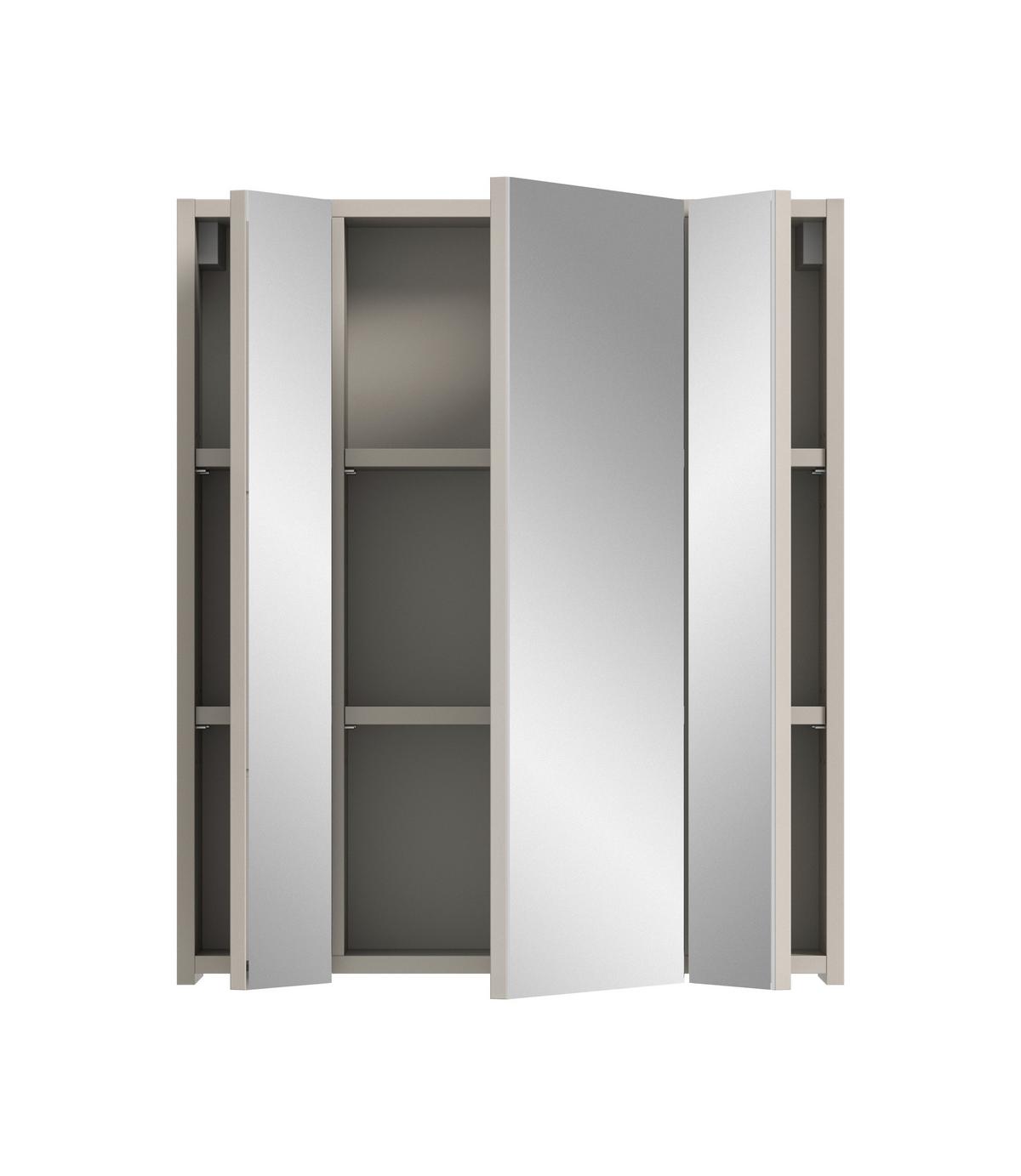 Spiegelschrank Ice Kaschmir - Trend, Glas/Holzwerkstoff (60/70/18cm) - MID.YOU
