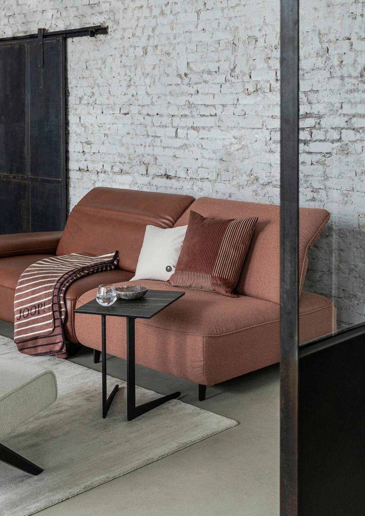 KOC DOMOWY JOOP! DIVIDED - koniak, Basics, tkanina (150/200cm) - Joop!