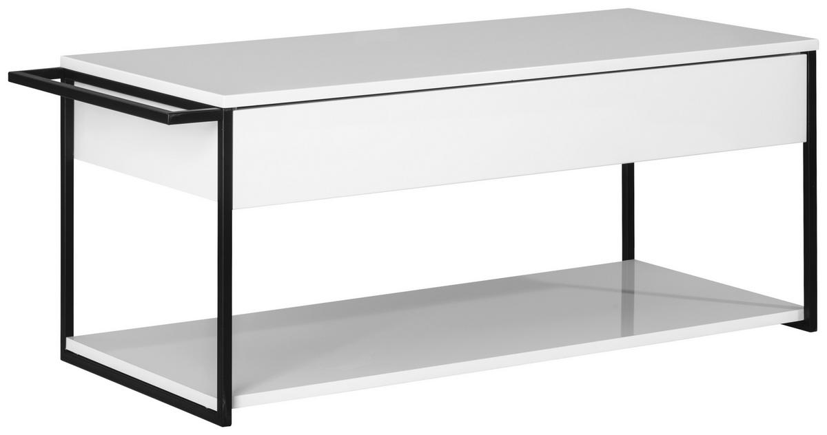 Waschtischunterschrank "New Yo rk" Weiß B: 108 cm hängend - MODERN, Holzwerkstoff/Metall (107,5/43,5/47,5cm) - MID.YOU