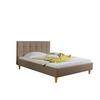 Polsterbett Kenny Hellbraun ca. 100x200 cm - Hellbraun/Naturfarben, MODERN, Holz/Textil (100/200cm) - Livetastic