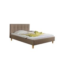 Polsterbett Kenny Hellbraun ca. 140x200 cm - Hellbraun/Naturfarben, MODERN, Holz/Textil (140/200cm) - Livetastic