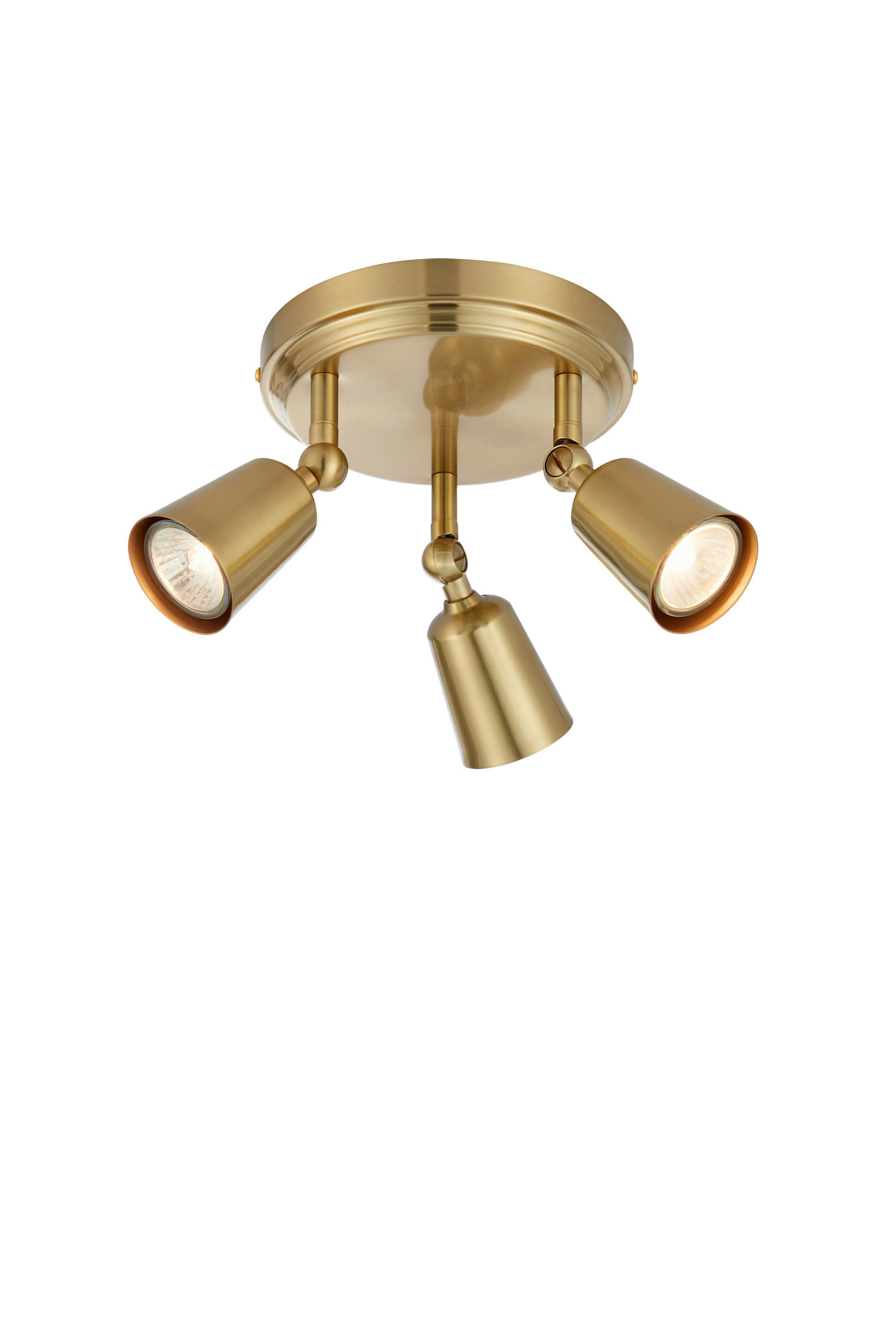 Deckenleuchte Tiny Ceiling max. 7 Watt - Messingfarben, Design, Metall (18/18/16cm) - Markslöjd
