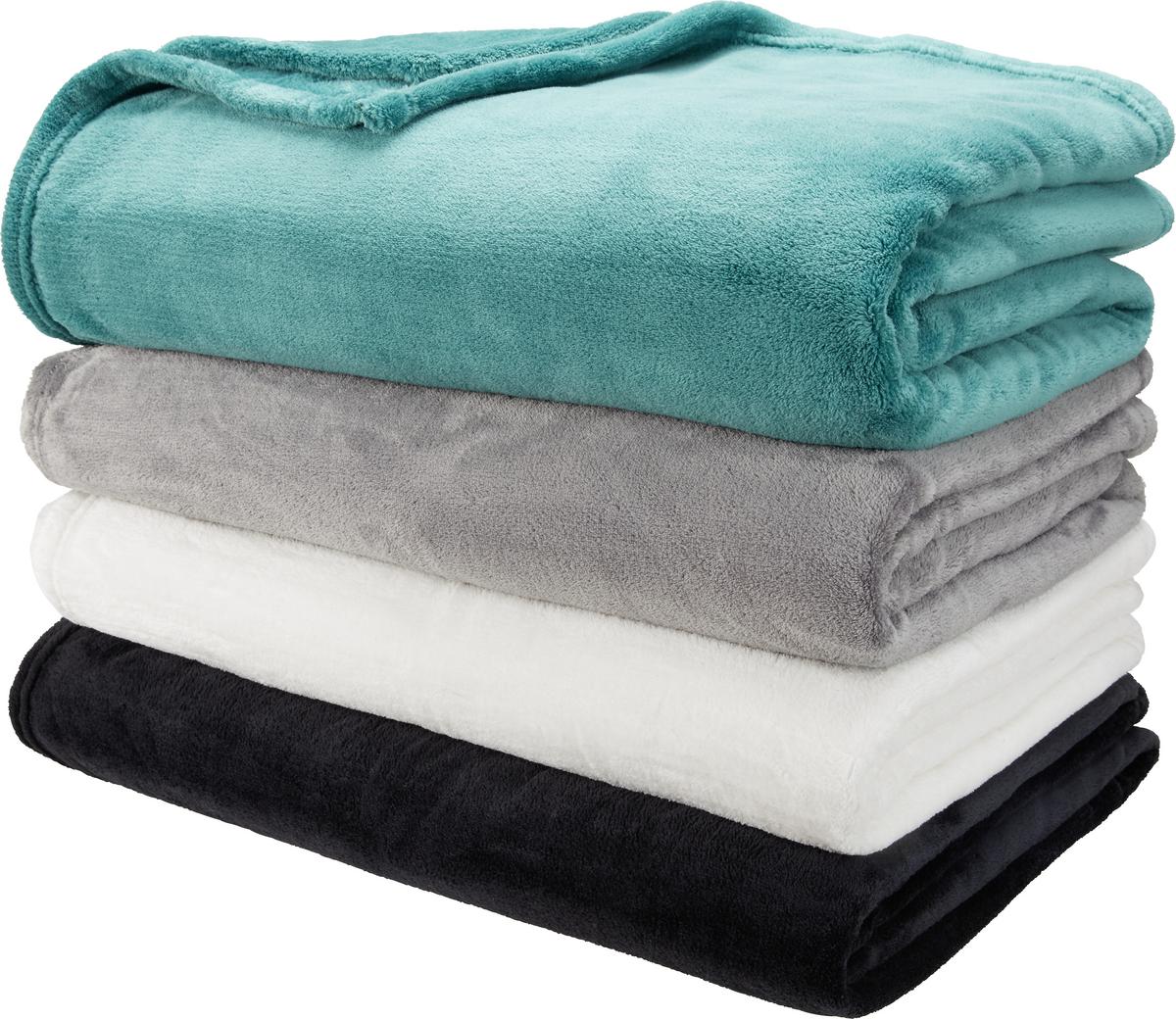 Pătură pufoasă Kuschelix - antracit, textil (140/200cm) - Modern Living