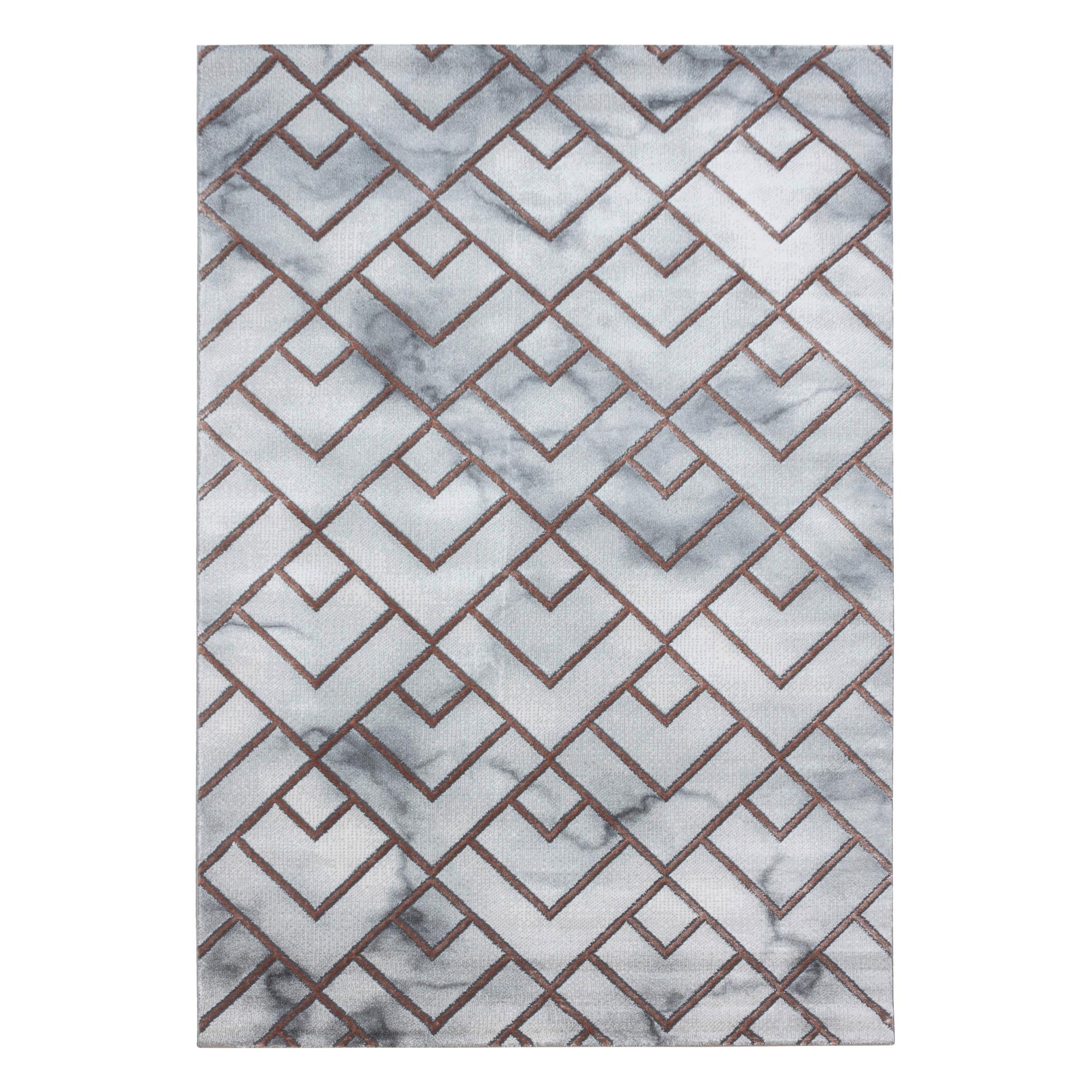 Läufer Naxos Bronzefarben ca. 80x250cm - Bronzefarben, Design, Textil (80/250cm)