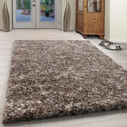 Hochflorteppich Enjoy Beige ca. 80x250cm - Beige, KONVENTIONELL, Textil (80/250cm) - Novel