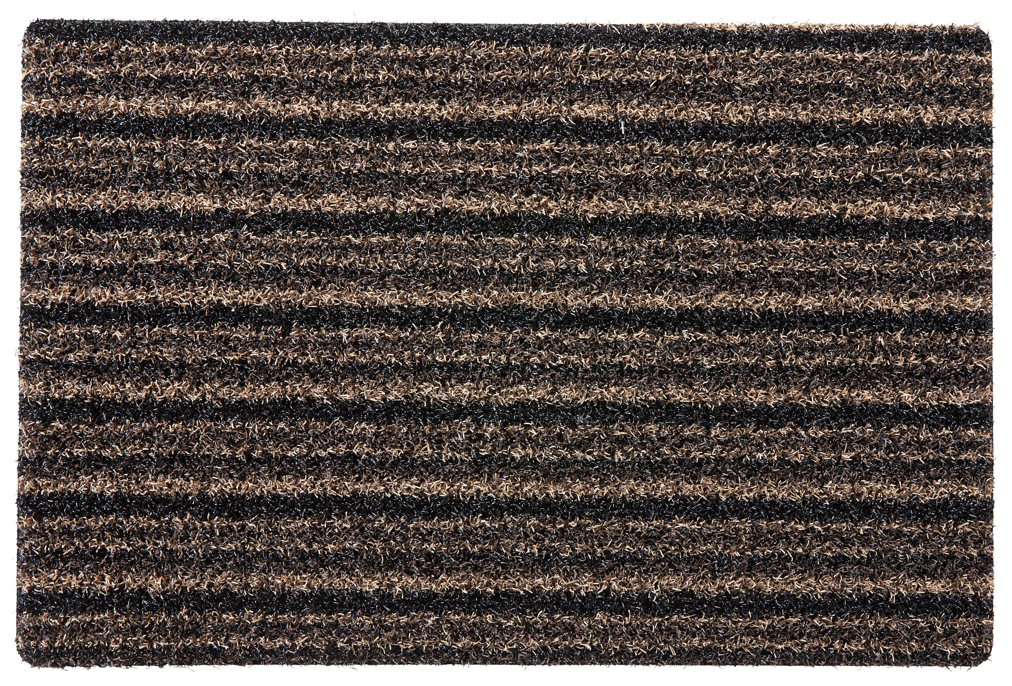 Fussmatte Washington in Braun/Beige ca. 40x60cm - Beige/Braun, Konventionell, Kunststoff (40/60cm) - Modern Living