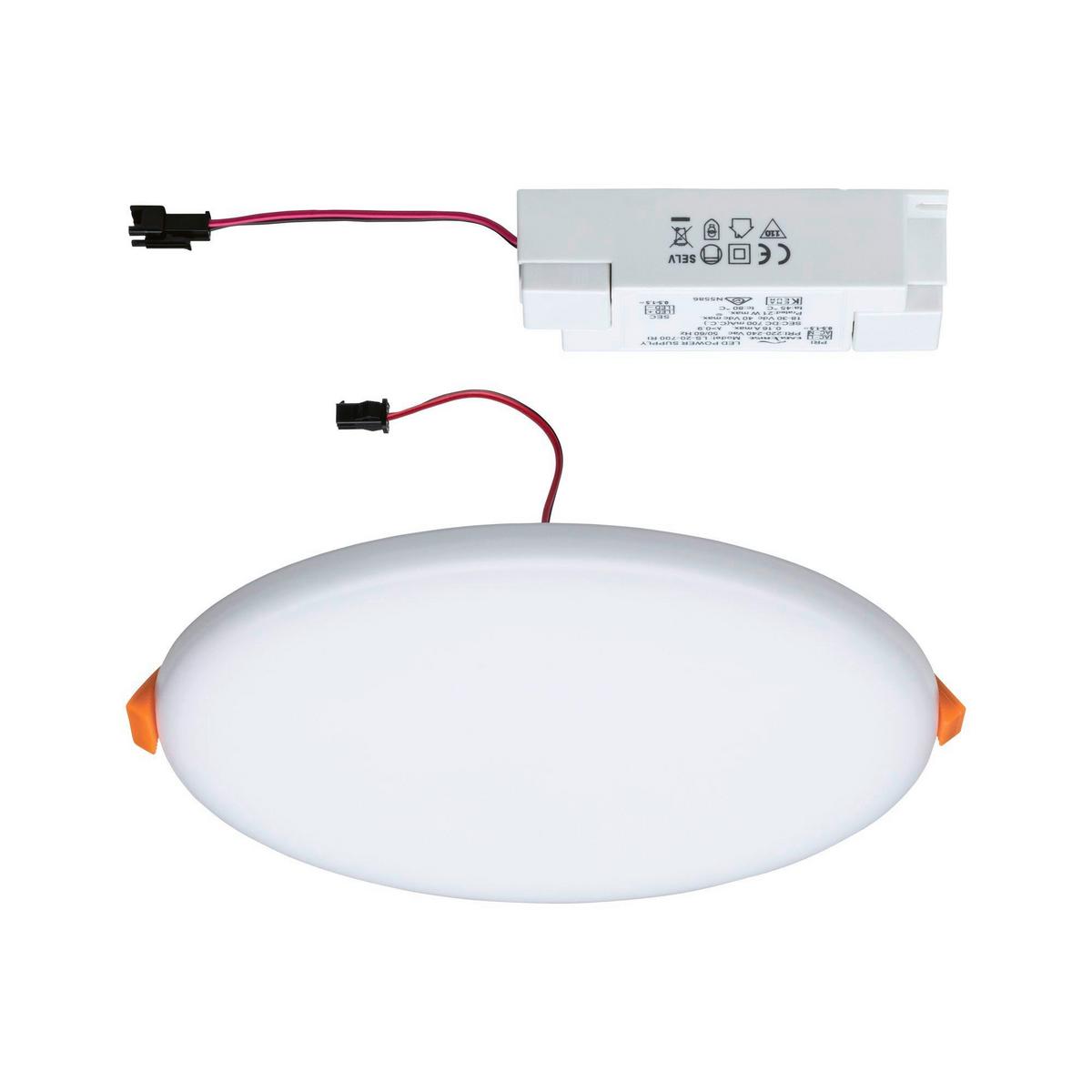 LED-Paneel Verluna Varifit in Weiß max. 17,5 Watt - Weiß, LIFESTYLE, Kunststoff (18,5cm) - Paulmann