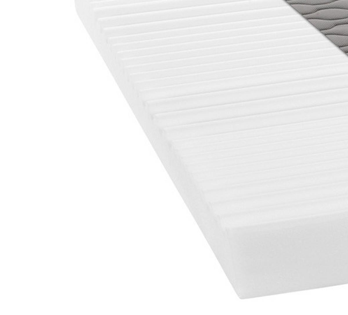 Viscomatratze Visko Plus H2/3 ca. 100x200cm - Hellgrau, Basics, Textil (100/200cm) - P & B