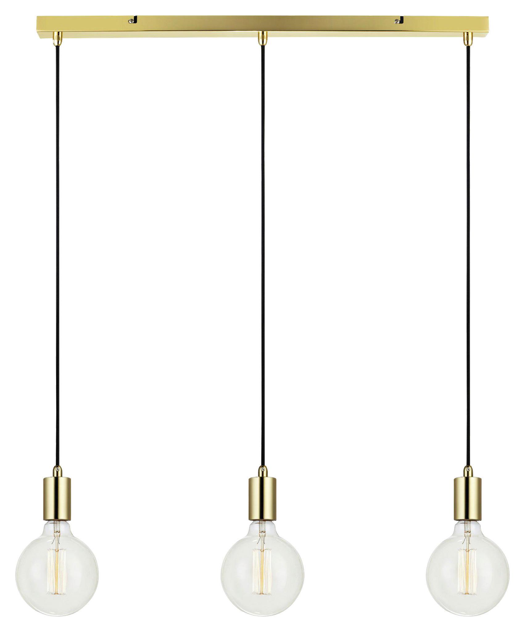 Hängeleuchte Sky Messingfarben max. 60 Watt - Messingfarben, Basics, Metall (4,5/4,5/160cm) - Markslöjd