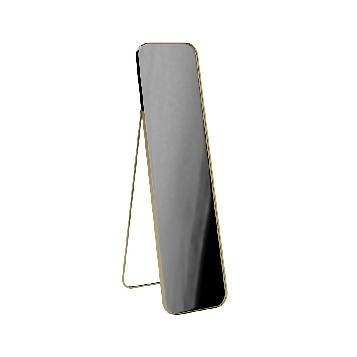 Spiegel Liv Gold ca. 41x154x68,5 cm - Goldfarben, MODERN, Glas/Metall (41/154/68,5cm) - Bessagi Home
