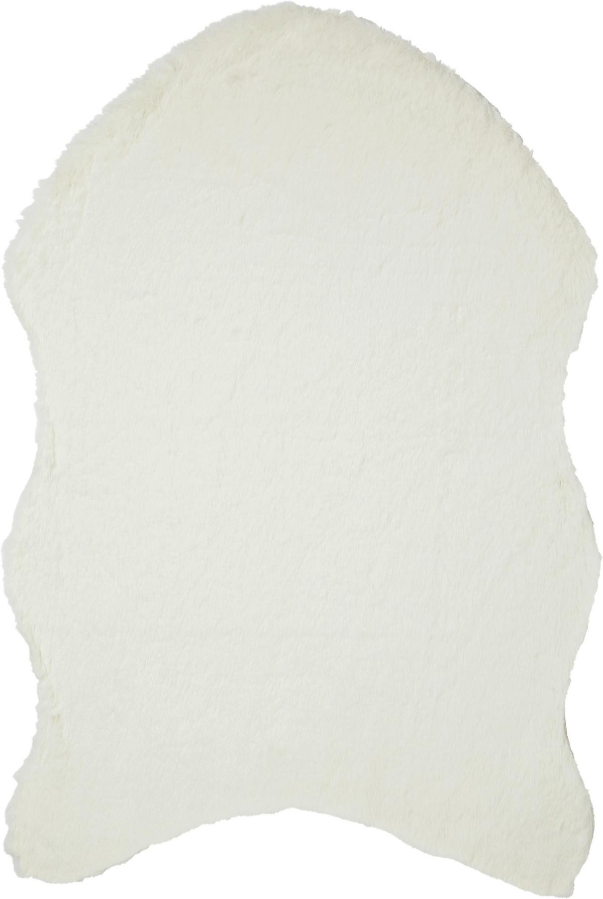 Blană artificială Susi Jub - argintiu/alb, Romantik / Landhaus, textil (90/60cm) - Modern Living